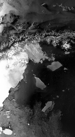 Antarctic Peninsula Larsen B - ASAR - 18 March 2002