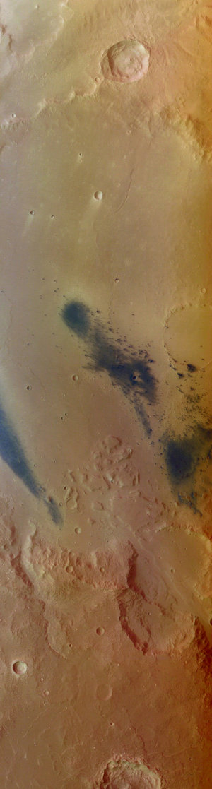 Colour picture of Gusev crater