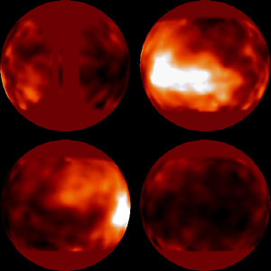 Titan's surface as seen by HST