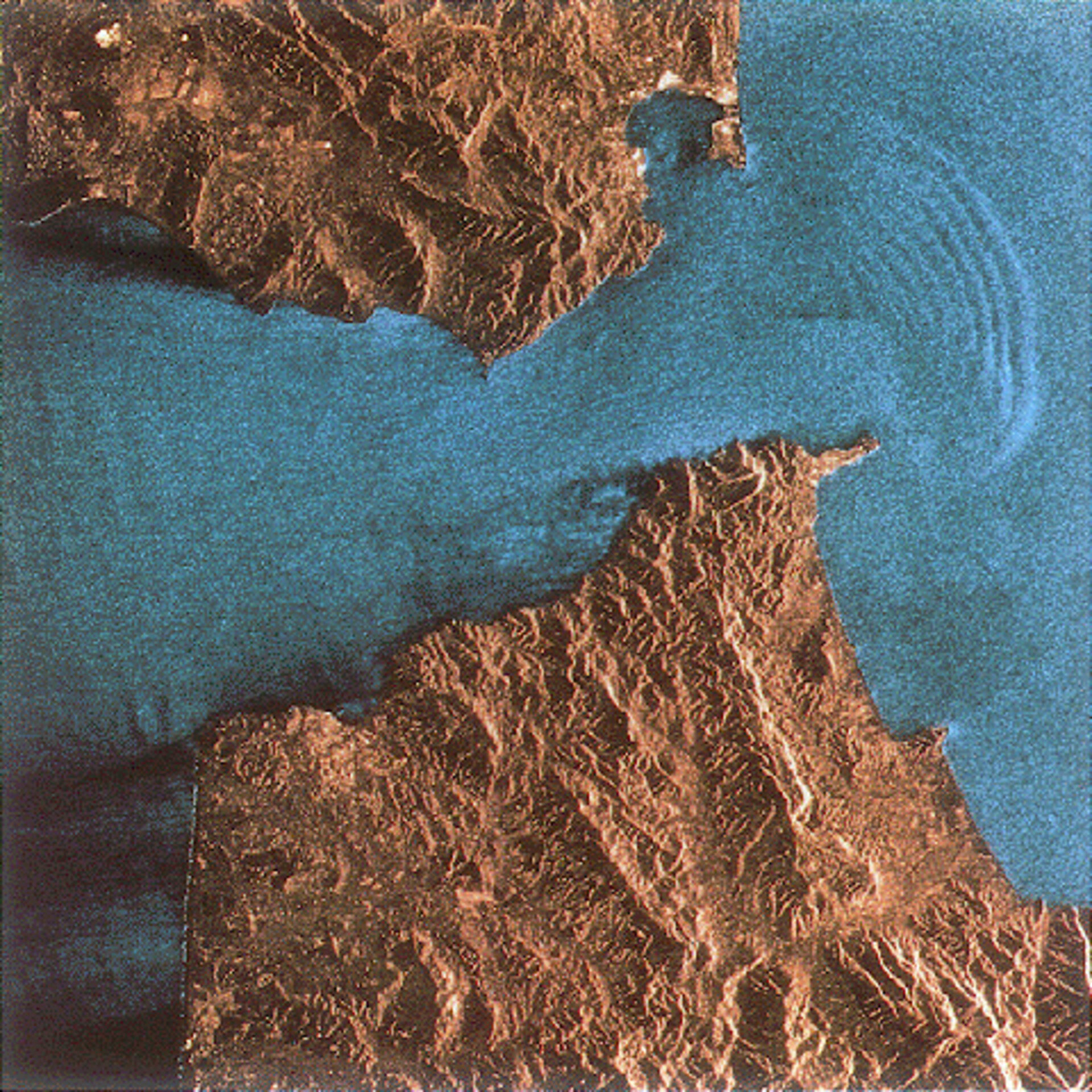 Strait of Gibraltar as seen by ERS-1