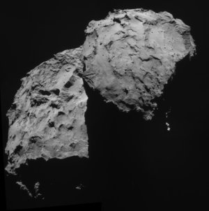 Comet on 14 September 2014 - NavCam