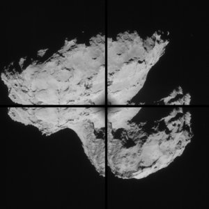 Comet on 31 August 2014 – NavCam montage