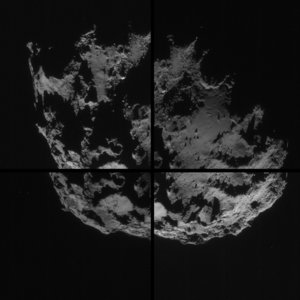 Comet on 7 September 2014 – NavCam montage