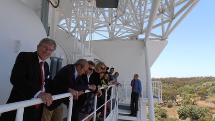 EU Ambassadors delve into deep space at ESA's New Norcia tracking station