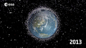 ESA's 2013 space debris video, produced by the Space Debris Office at ESA/ESOC, Darmstadt, Germany